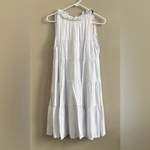 Okiwam Sleeveless Tiered Flowy Mini Dress size medium new